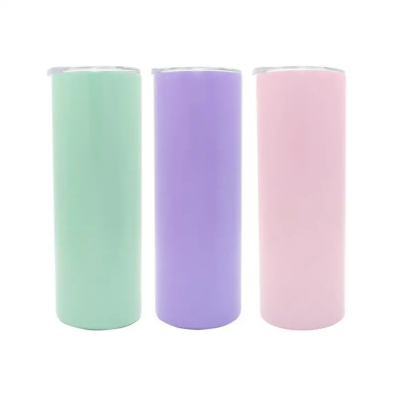 

New product Luminous paint 20oz straight tumbler glowing in the dark sublimation tumbler double wall stainless steel shining cup, Customized logo