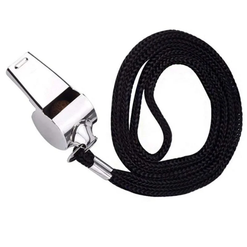 

Stainless Steel Whistle First Aid Whistle Soccer Football Basketball Hockey Baseball Sports Referee Whistle Survival