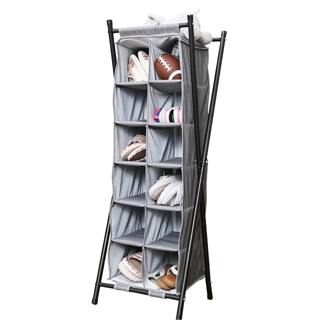 

Underwear Sock Closet Organizer Wooden Non-Woven Storage Rack With Drawers, Grey (optional)