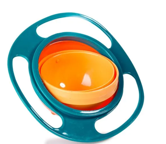 

No Spill Baby Gyro Bowl Baby Feeding Learning Dishes