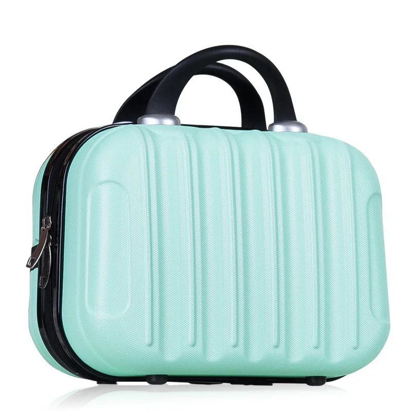 

Big capacity beauty organizer travel suitcase mini travel makeup bag with high quality, White,green,grey,rose red,black,pink,yellow,blue,purple,min
