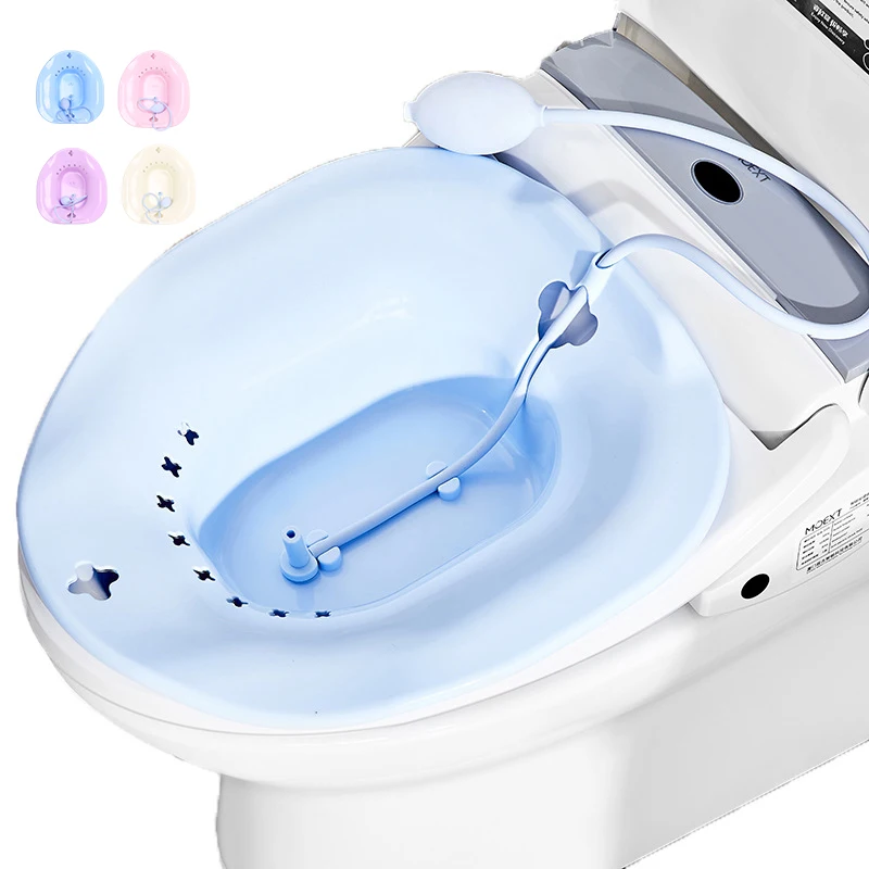 

2021 New wholesale feminine hygiene yoni steam seat with flusher, Pink/purple/beige/blue