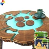 Epoxy resin Coating for Wood River Table Resin Furniture Woodworking