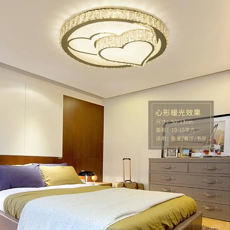 Recommend ceiling lights with crystal down light for home bedroom Project Installation Lighting solutions service 500mm