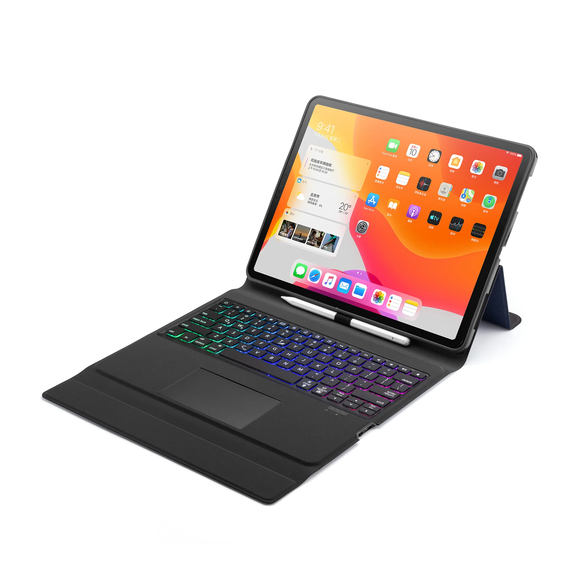 

Keyboard Case for The New iPad Air 4 10.9" 2020/ iPad Pro 11" 2018/2020(1st/2nd Gen)