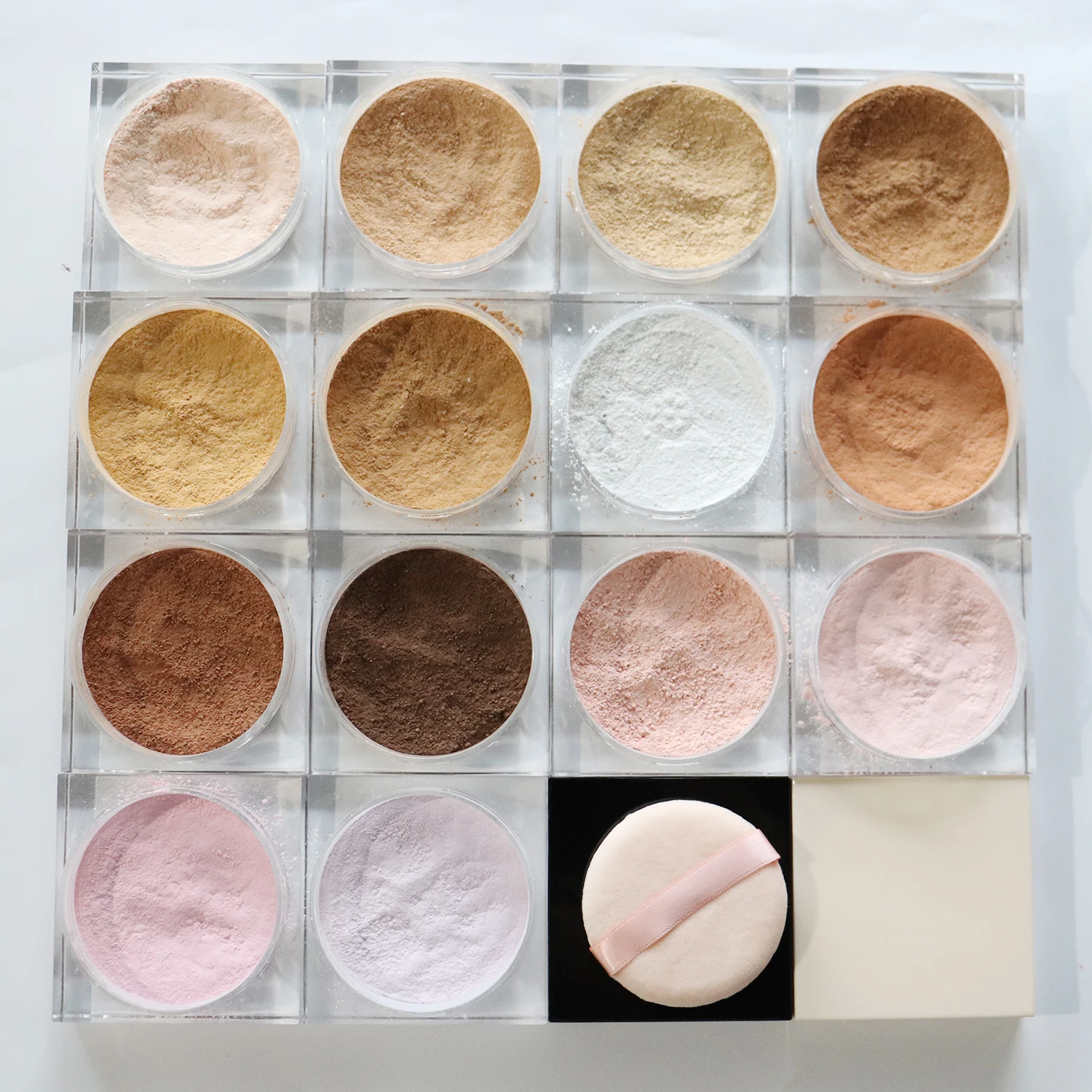 Private Label Custom Logo Wholesale Makeup Setting Powder Waterproof Loose Oil-Control Mineral Powder for Face Finish Matt