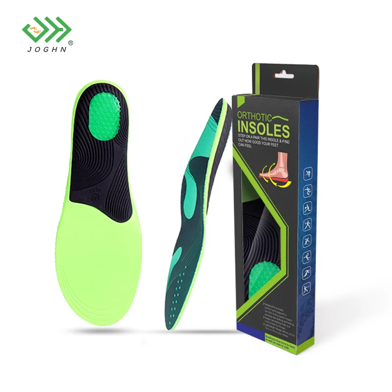 

JianHui Shoes Sport Insoles Private Label Custom Insole Flat Foot Orthopedic Insoles for Men Women