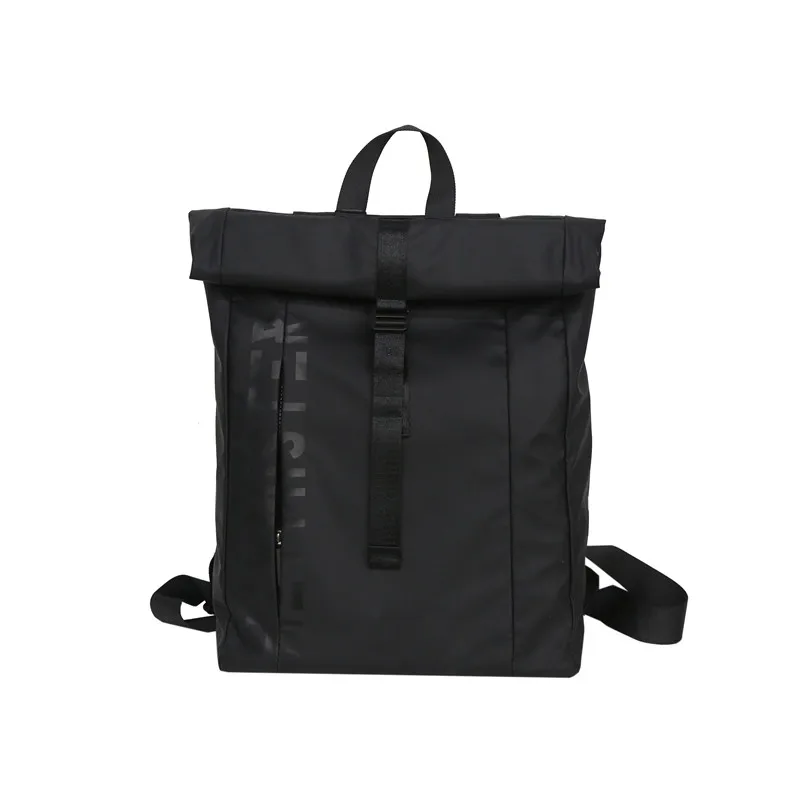 

Custom Outdoor Sport Camping Hiking PU water resistant rolling top backpack