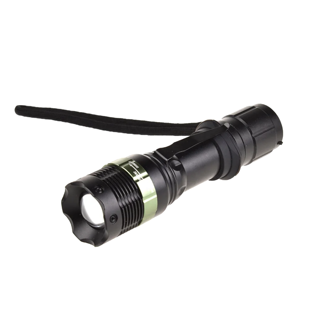 Zoomable Led Flashlight High Performance 800 Lumen Camping Aluminum