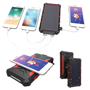 Multiple Mini Qi Wireless Solar Power Bank 20000mAh