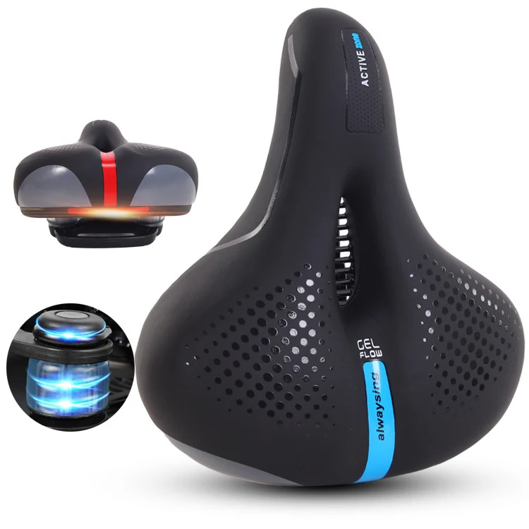 

2022 new model cheap price MTB soft saddle with light mountain bike saddle bicycle seat, Same like picture