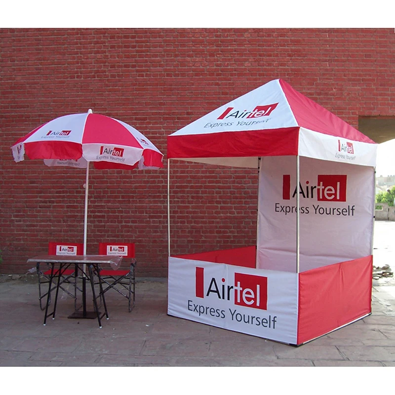 

2x2m snack selling counter promotion tent