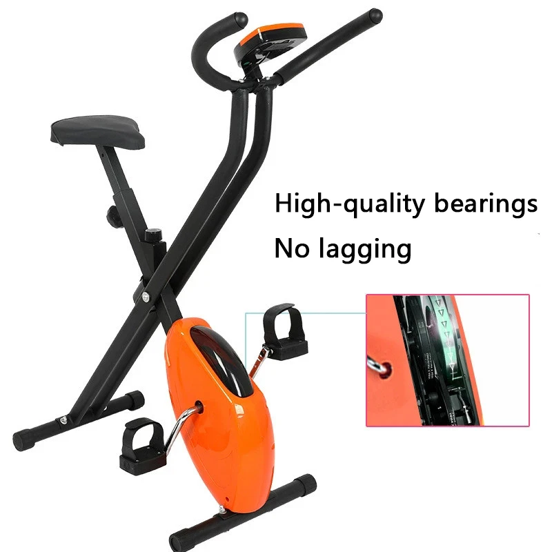 

Indoor gym mini folding bikes spinning,exercise fitness spinning bike trainer with smart LCD,adjustable resistance fitness bike