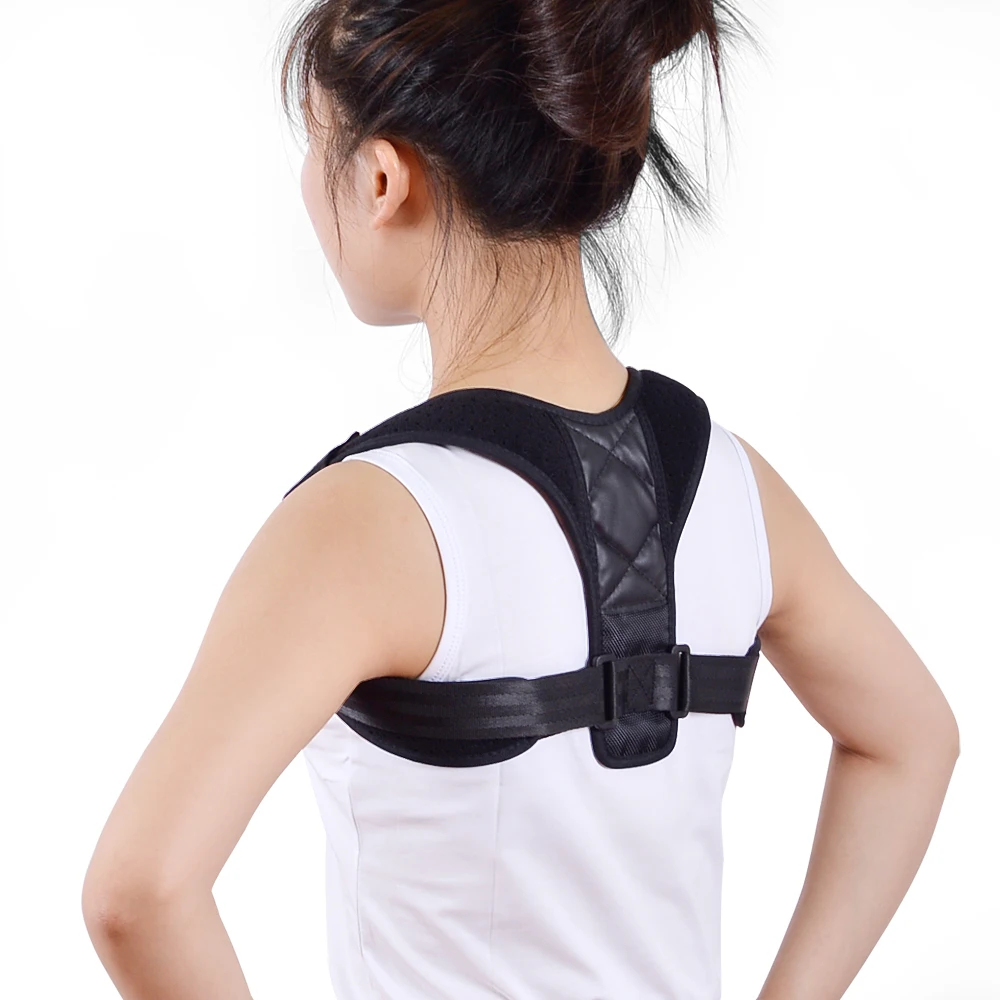 

upper back pain relief posture correction belt posture corrector hot sales on Amazon, the best selling on Amazon, Black