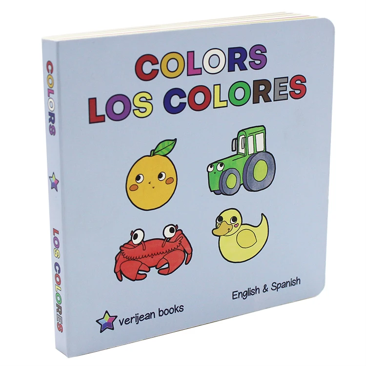 Custom Full Coloring Book Printing Hardcover Children Board Books