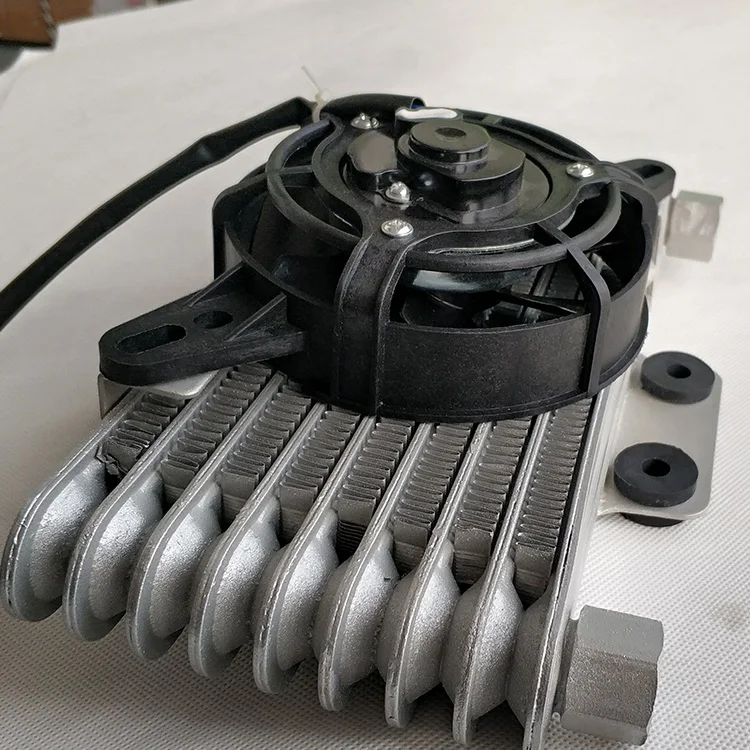 
Upgrade motorcycle oil cooler oil radiator and fan 
