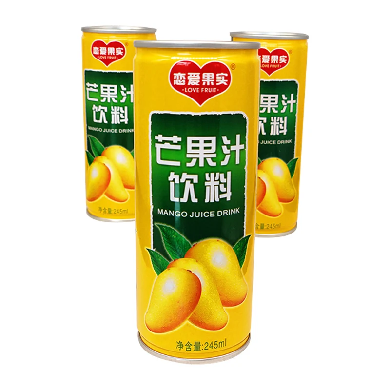 
245ml Tinned Can Mango Juice Drink In Stocks For Whole Sale And OEM Available 