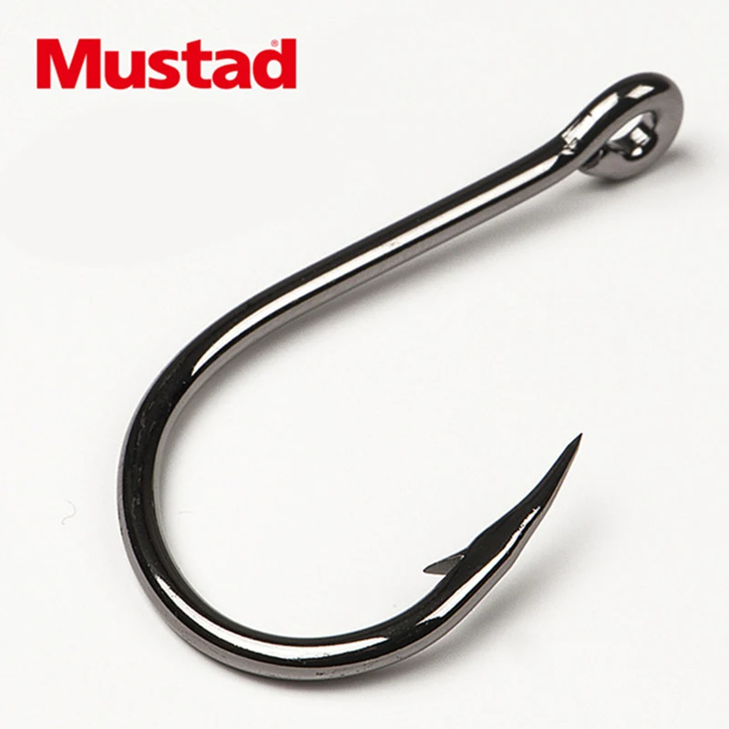 

Mustad 100% Norway Origin Super Power Sea Fishing Hook Big Size Circle Fish Hooks,6#-12/0#,10829NP-BN