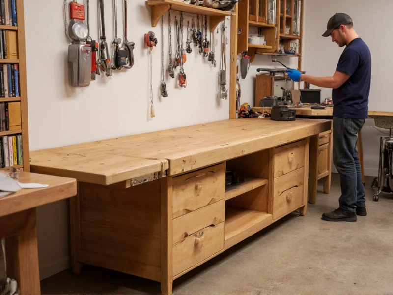 Craft 32 workbench in home studio setting