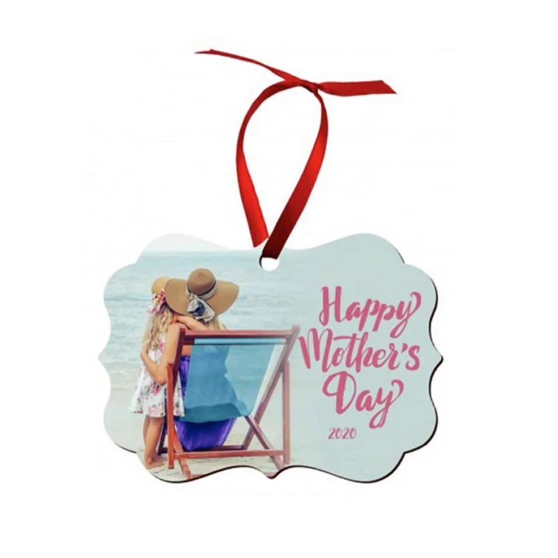 

2.75" x 3.94" Christmas Sublimation Blanks Aluminum Hanging Ornaments