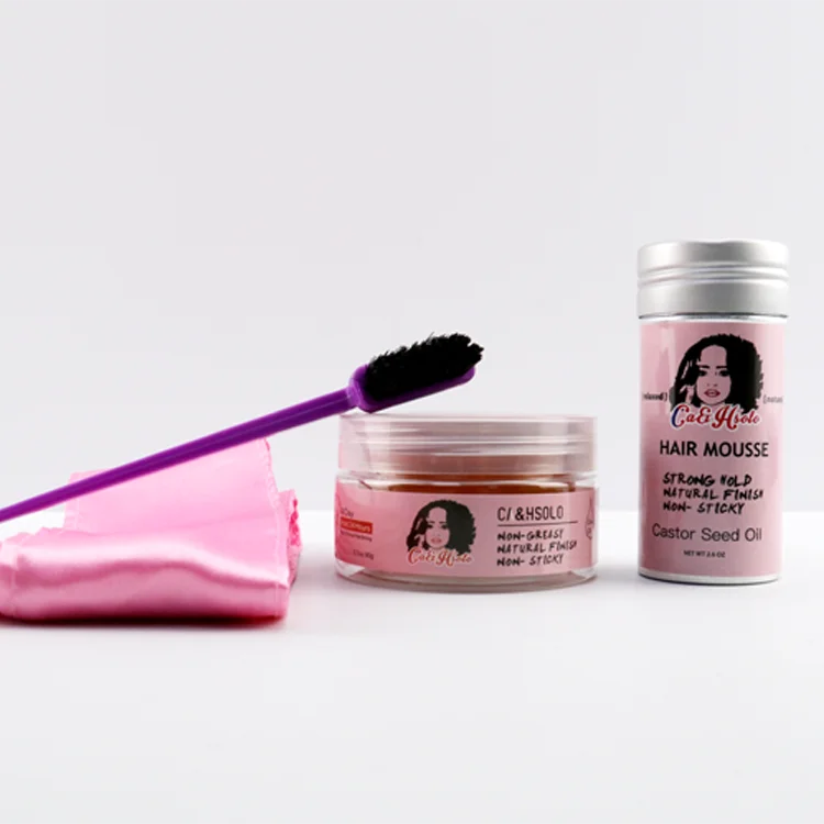 

Custom logo private label natural scents edge control set