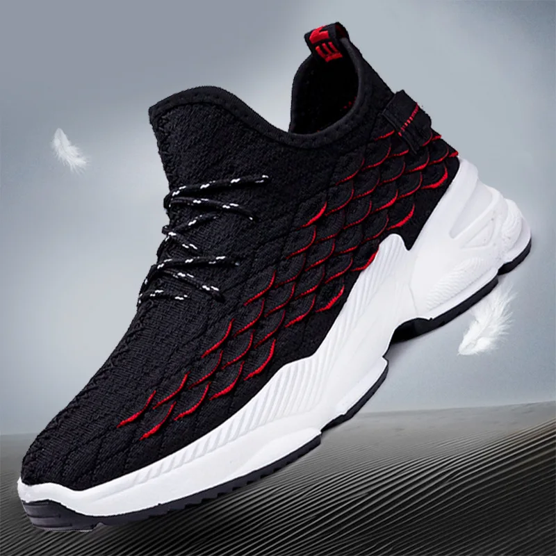 

New Summer Men Sneakers Breathable Casual Non-slip Vulcanize Shoes Male Wear-resistant Sport Shoes, 2 colors