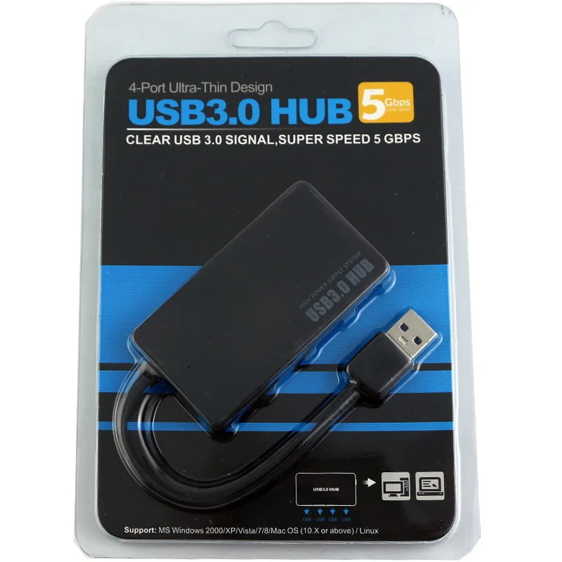 

4 port high speed hub USB3.0 HUB splitter
