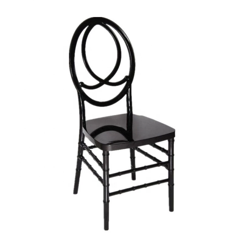 

Black wedding and event furniture plastic resin wedding acrylic dining chair phoenix chair