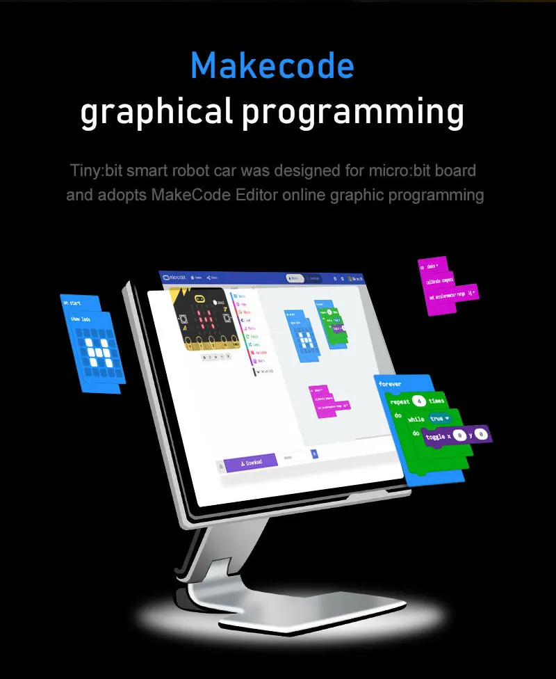 Yahboom Stem Education Makecode Micropython Programming Compatible With ...