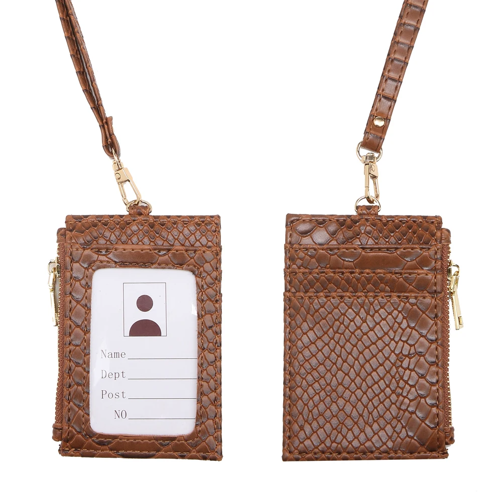 

2020 New Fashion Lanyard Card Holder For Saudi Arabia Women ID Worker Card Holder Neck Card Purse