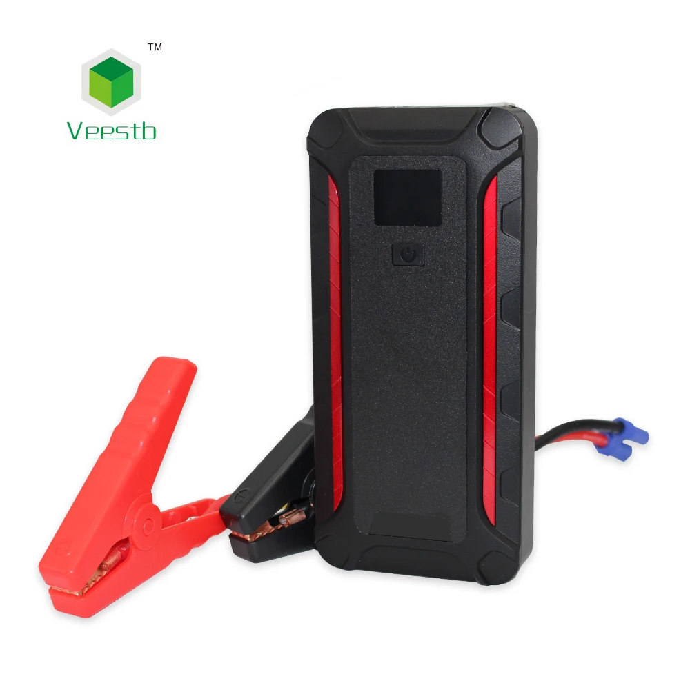 

12V Outdoor Portable Jumper With LED SOS Light For Starting Portable Emergency Jump Starter