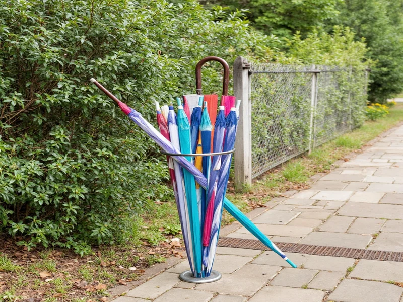 diy umbrella stand
