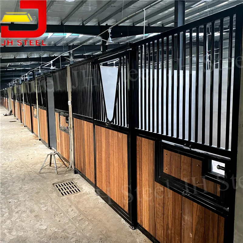 

China Factory Convenient Door Open Easily Installation Safety Horse Barns Stalls