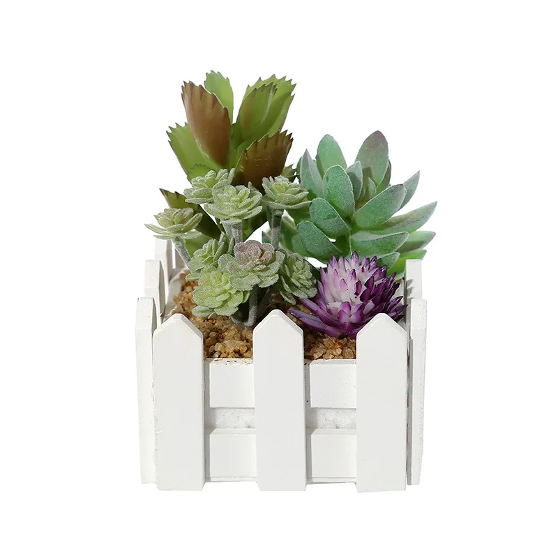 

Yiwu Plante Artificielle Planta Verde Artificial Suculentasent Natural Korean Succulents Plants Mini Faux Artificial Plant Pot, Customizable