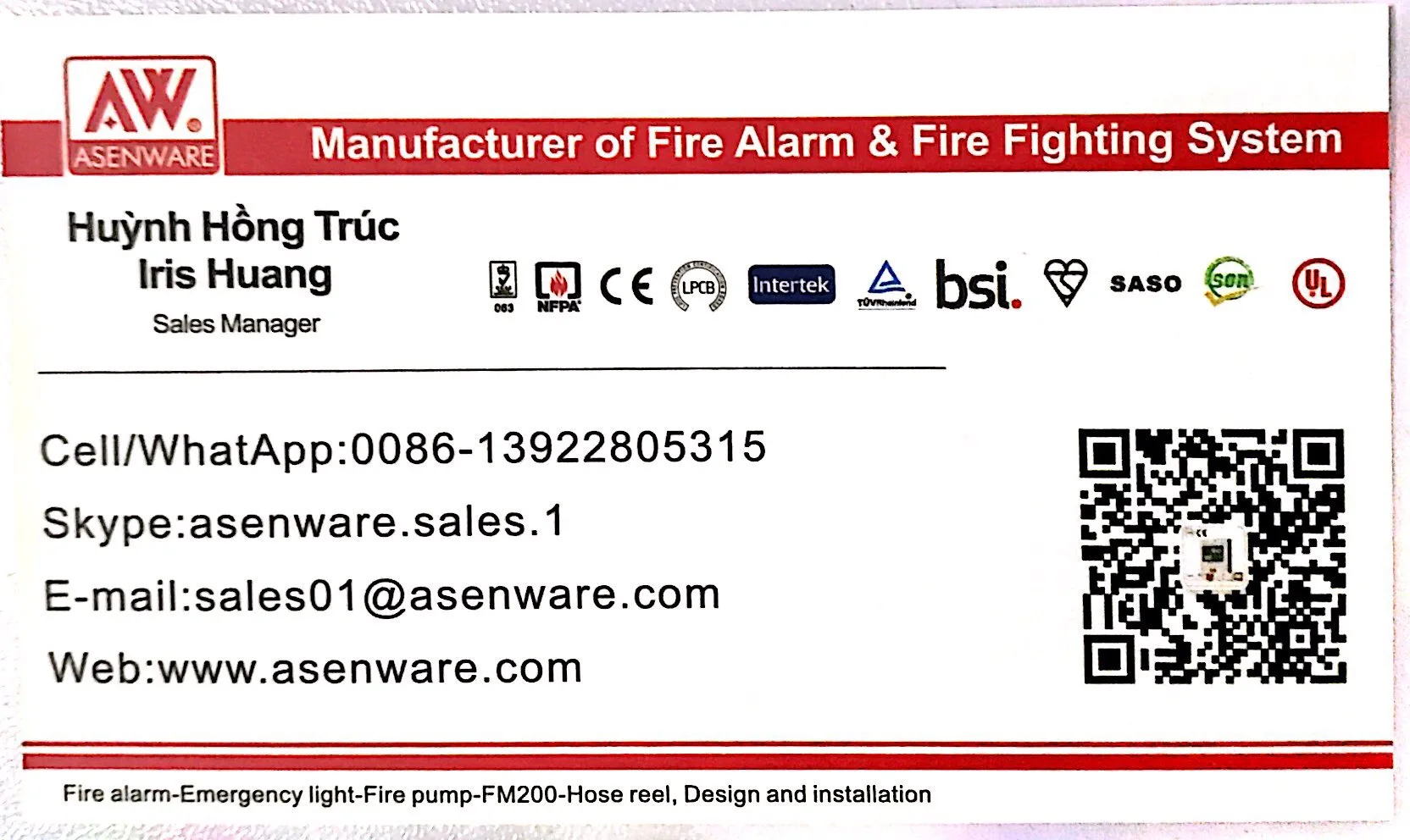 High Quality Beam Smoke Detector