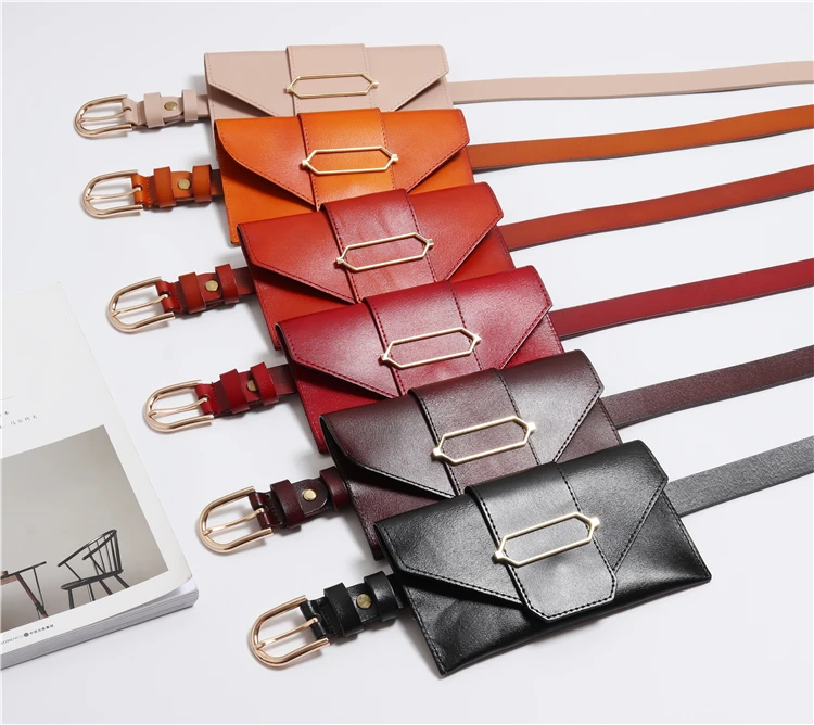 

Custom unique waterproof waist bag genuine leather fanny pack for women, Customize