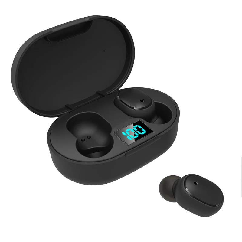 

New wholesale earphone with digital display long life cheap wireless earphones bluetooth