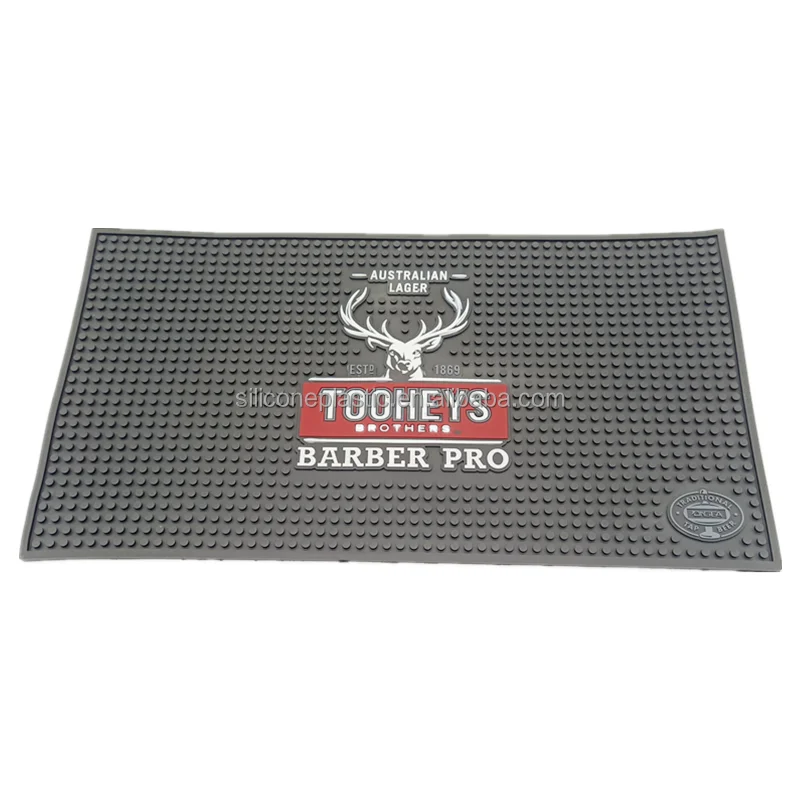 

China best price hot selling manufacturer silicone mat for barber shop, Customized color