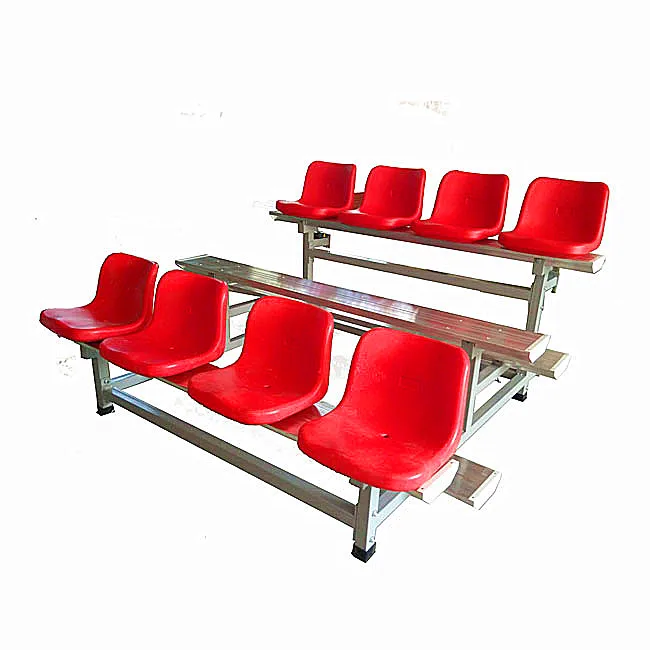 

Outdoor indoor gym folding tribune mobile bleachers, Silver and optional