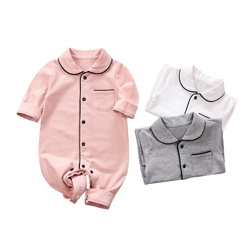 

Baby Boy Girl Rompers Long 100% Cotton Long Sleeve baby romper wholesale, Picture shows