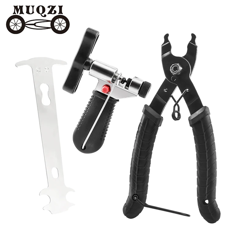MUQZI Bicycle Chain Tools Sets MTB Road Bike Chain Repair Link Breaker Checker and Chain Plier