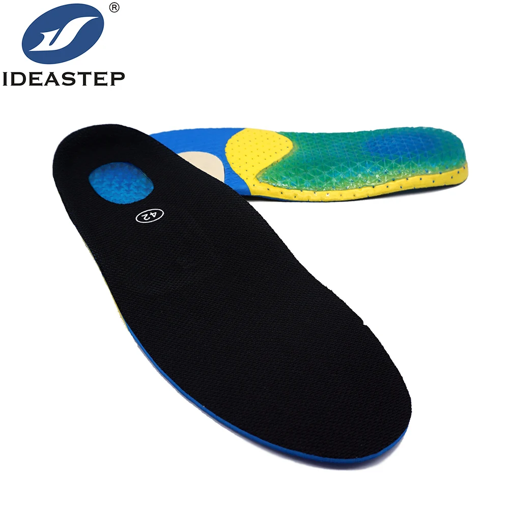 

Ideastep EVA Sport Insoles Shock Absorption High Elasticity Gel Pad Walking Comfortable Inserts