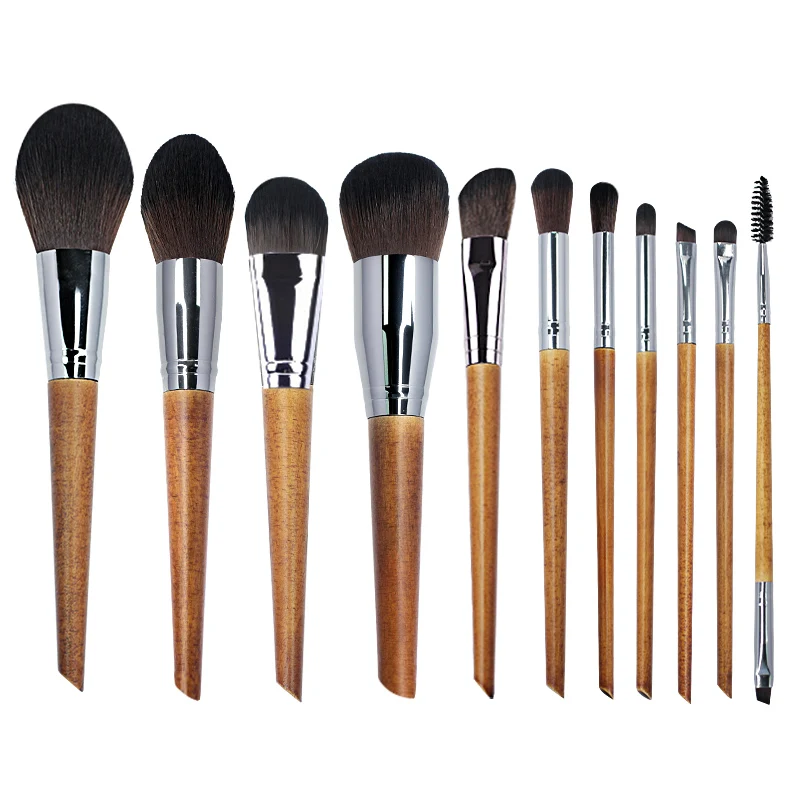

Wholesale high quality makeup brush private label 11pcs Makeup Brush Set