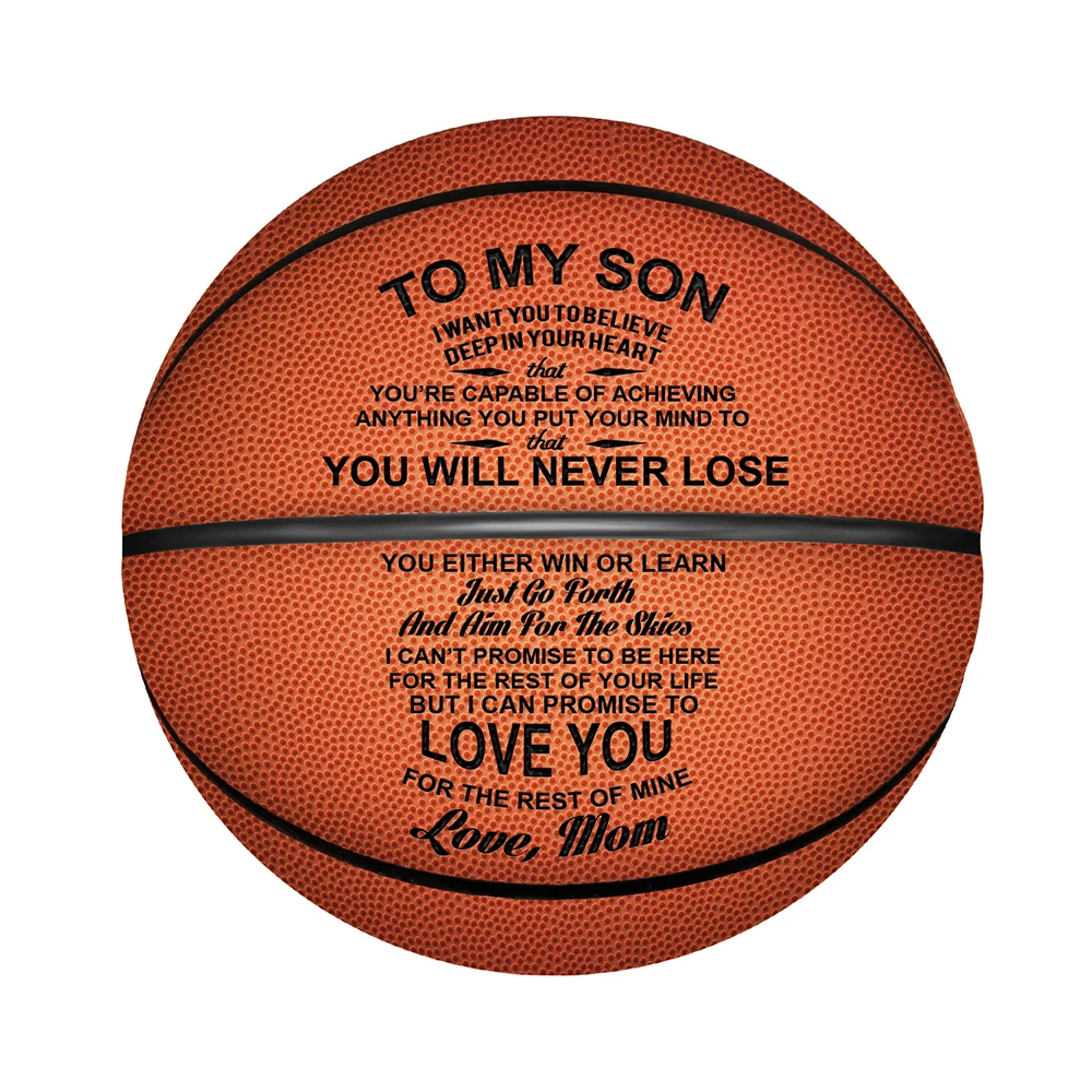 

Engraved Basketball Men's Personalized Basketball Indoor/Outdoor Sport Training Basketball Amateur Professional Players Gift