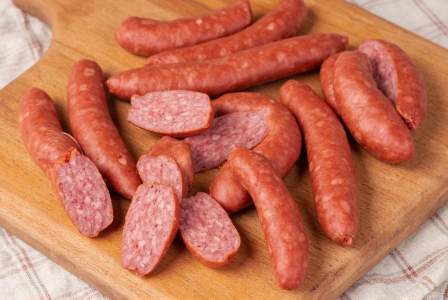 Italian sausages on grill