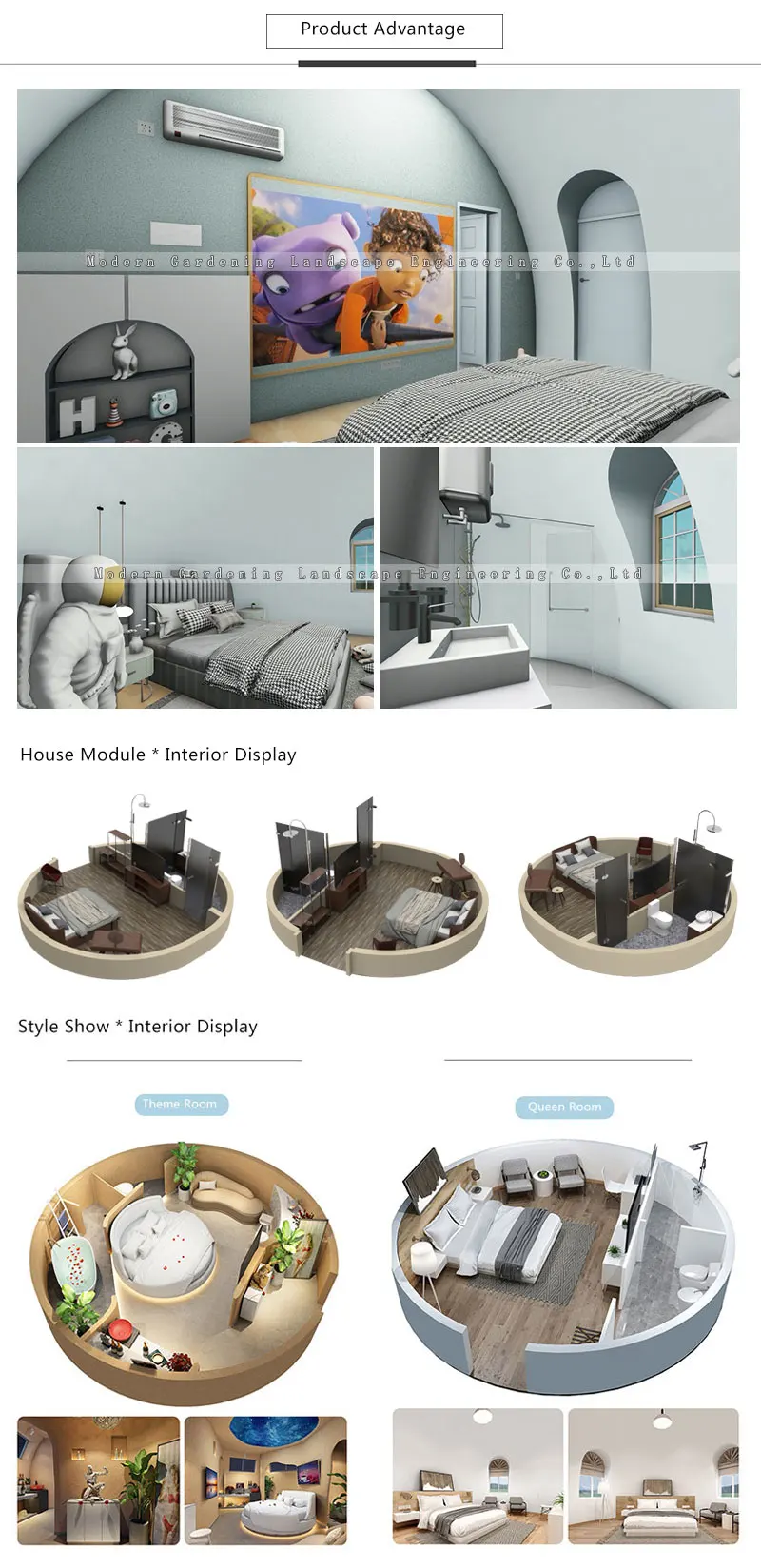 Prefabricated House Boat Eps Building Igloo House Boat Tent Assembly Type Assembly Room Multi