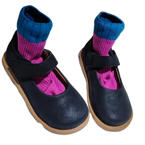 

Spring 2021 new Japanese retro children's leather shoes round head buckle casual shoes fashion children's princess shoes, Pink