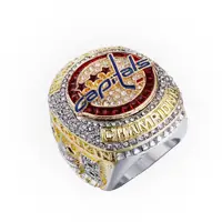 

HOT FASHION JEWELRY Washington Capital Stanley Cup Championship Sports Rings Double Color