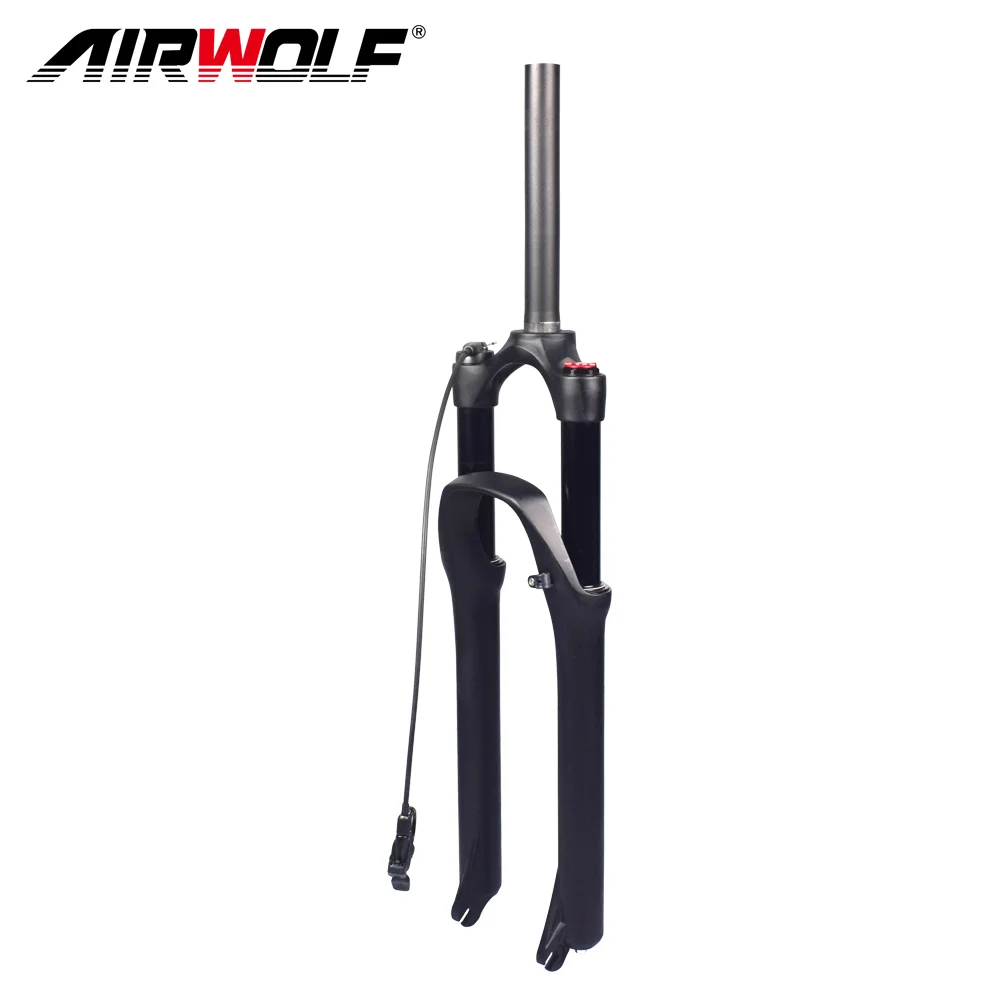 

MTB Bicycle Fork Alloy Air Suspension  Hand Line Control Bicycle Fork Travel 130MM