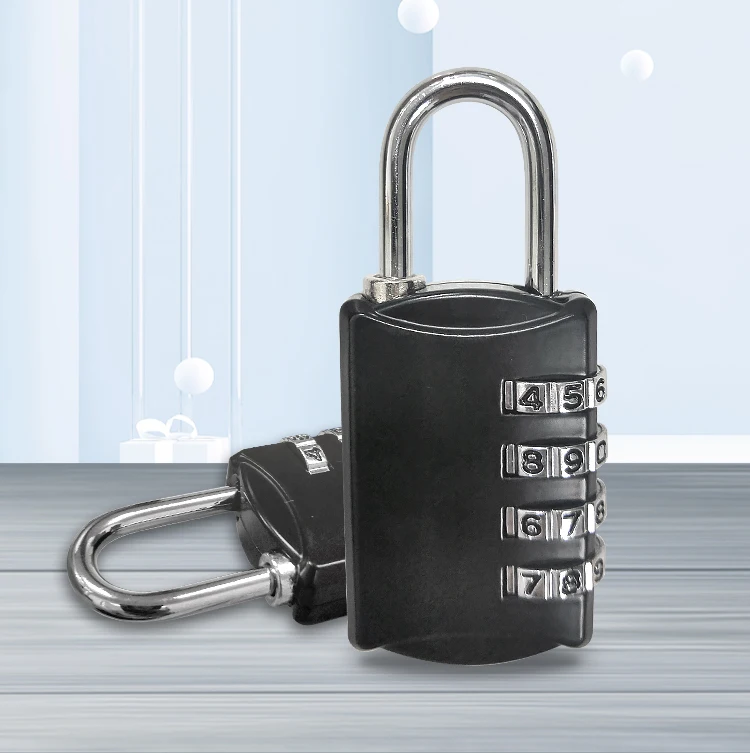 

Free Shipping Security Keyless Pad Lock Waterproof Gym Luggage Cabinet Combination Lock Code 4 Digit Padlock